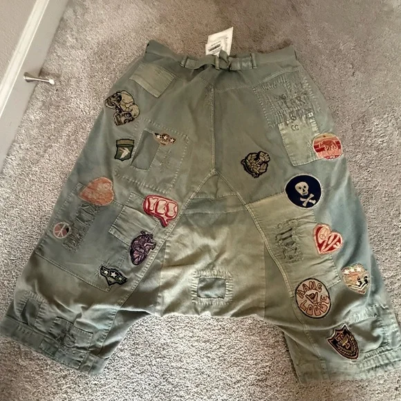 Magnolia Pearl Cotton Twill Joni Trouser Button Waist Cinch Back OS NWT